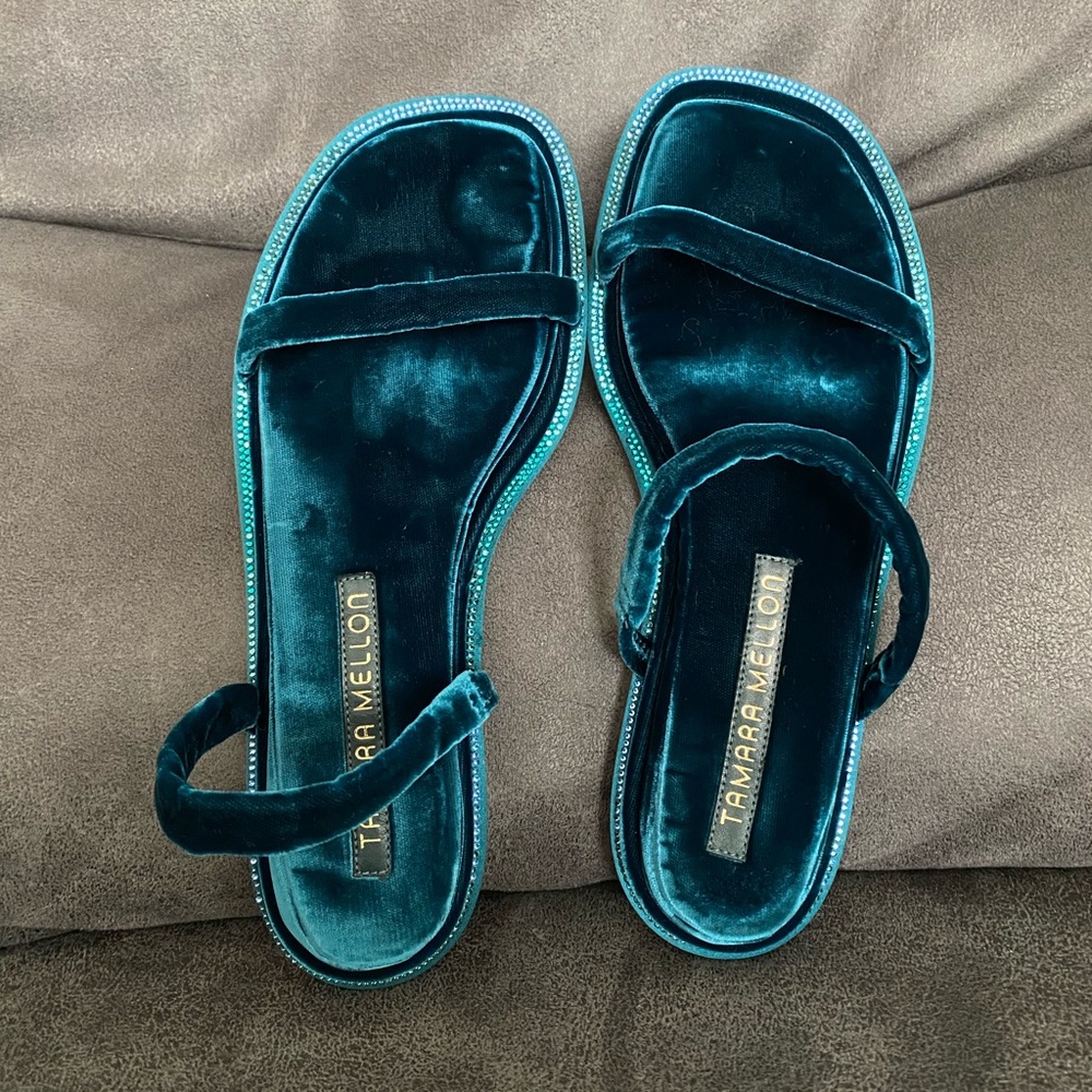 Tamara Mellon velvet flats size 37